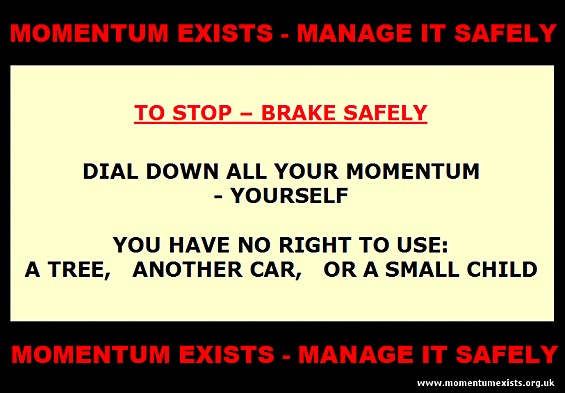 to stop - brake safely (pending)